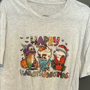 Happy Hallowthanksmas Graphic T-Shirt